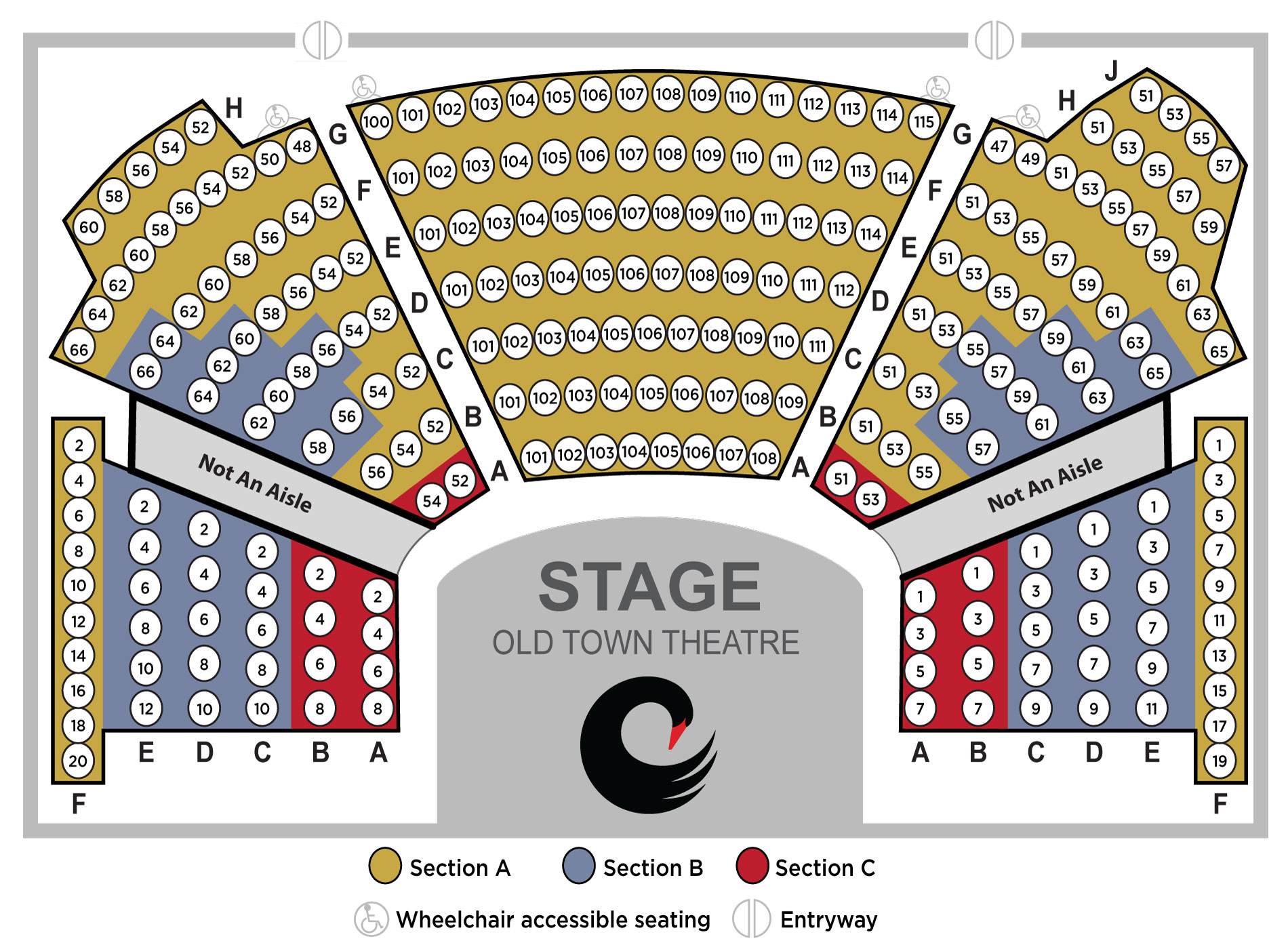 Lyceum Theater San Diego Seating Chart